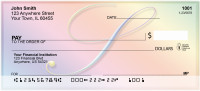 Rainbow Art Monogram - S Personal Checks | QBL-26