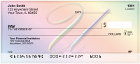Rainbow Art Monogram - U Personal Checks | QBL-28