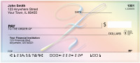 Rainbow Art Monogram - Z Personal Checks | QBL-33