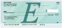 Restoration Monograms - E Personal Checks | QBL-38