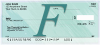 Restoration Monograms - F Personal Checks | QBL-39