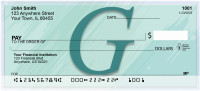 Restoration Monograms - G Personal Checks | QBL-40