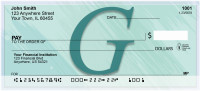 Restoration Monograms - G Personal Checks | QBL-40