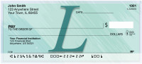 Restoration Monograms - L Personal Checks | QBL-45