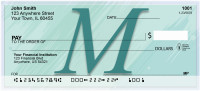 Restoration Monograms - M Personal Checks | QBL-46