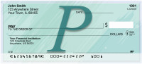 Restoration Monograms - P Personal Checks | QBL-49