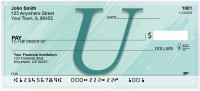 Restoration Monograms - U Personal Checks | QBL-54
