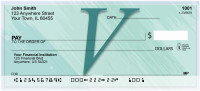 Restoration Monograms - V Personal Checks | QBL-55