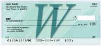 Restoration Monograms - W Personal Checks | QBL-56