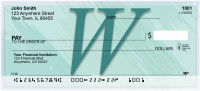 Restoration Monograms - W Personal Checks | QBL-56