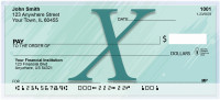 Restoration Monograms - X Personal Checks | QBL-57