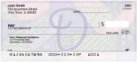 Shabby Chic Monograms - D Personal Checks | QBL-63