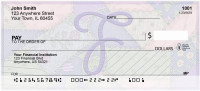 Shabby Chic Monograms - F Personal Checks | QBL-65