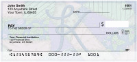 Shabby Chic Monograms - K Personal Checks | QBL-70