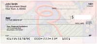 Shabby Chic Monograms - R Personal Checks | QBL-77