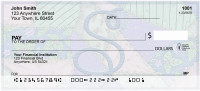 Shabby Chic Monograms - S Personal Checks | QBL-78