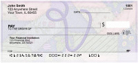 Shabby Chic Monograms - V Personal Checks | QBL-81
