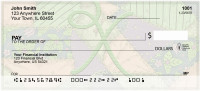 Shabby Chic Monograms - X Personal Checks | QBL-83