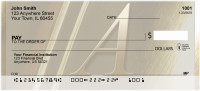 Solid Gold Monograms - A Personal Checks | QBL-86