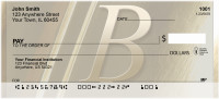 Solid Gold Monograms - B Personal Checks | QBL-87