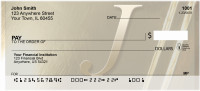 Solid Gold Monograms - J Personal Checks | QBL-95