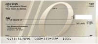 Solid Gold Monograms - O Personal Checks | QBM-01