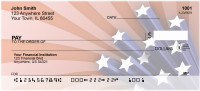 Artistic Stars And Stripes Personal Checks | QBM-15