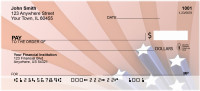 Artistic Stars And Stripes Personal Checks | QBM-15