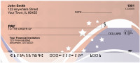 Artistic Stars And Stripes Personal Checks | QBM-15