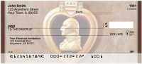 Purple Heart Personal Checks | QBM-24
