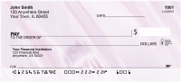 Spinning Pink Personal Checks | QBM-46