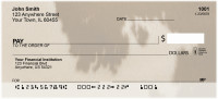 Rich Cowhide Prints Personal Checks | QBM-58