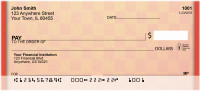 Checkered And Colorful Personal Checks | QBM-70