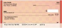 Checkered And Colorful Personal Checks | QBM-70