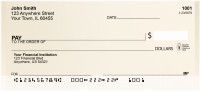 Classic Gold And Brass Personal Checks | QBN-05