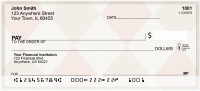 Awesome Argyle Personal Checks | QBN-09
