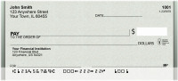 Classic Sage Fabric Personal Checks | QBN-10