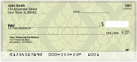 Rich Colorful Damask Personal Checks | QBN-18