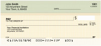 Yellow Gingham Personal Checks | QBN-22