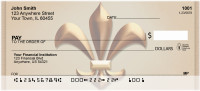 Colorful Fleur de Lis Personal Checks | QBN-24