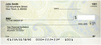 Soft Paisley Personal Checks | QBN-66