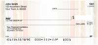Stripes And Vines Personal Checks | QBO-10