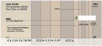 Fall Stripes Personal Checks | QBO-11