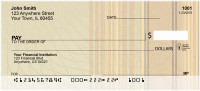 Woven Stripes Personal Checks | QBO-15