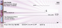Paisley And Stripes Personal Checks | QBO-17