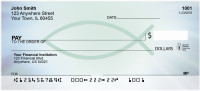 Symbolic Fish Personal Checks | QBO-85