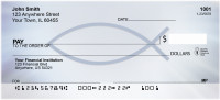 Symbolic Fish Personal Checks | QBO-85