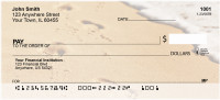 Footprints On The Beach Personal Checks | QBO-87