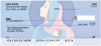 Mary And Baby Jesus Personal Checks | QBO-91
