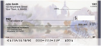 Purple Misty Landscape Personal Checks | QBP-39